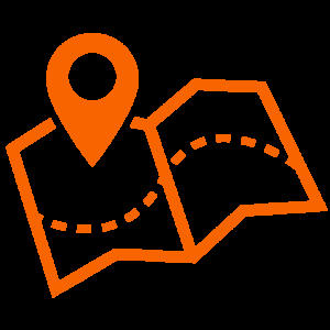 Hunting Broker Icons-Hunting Destinations Location on Map