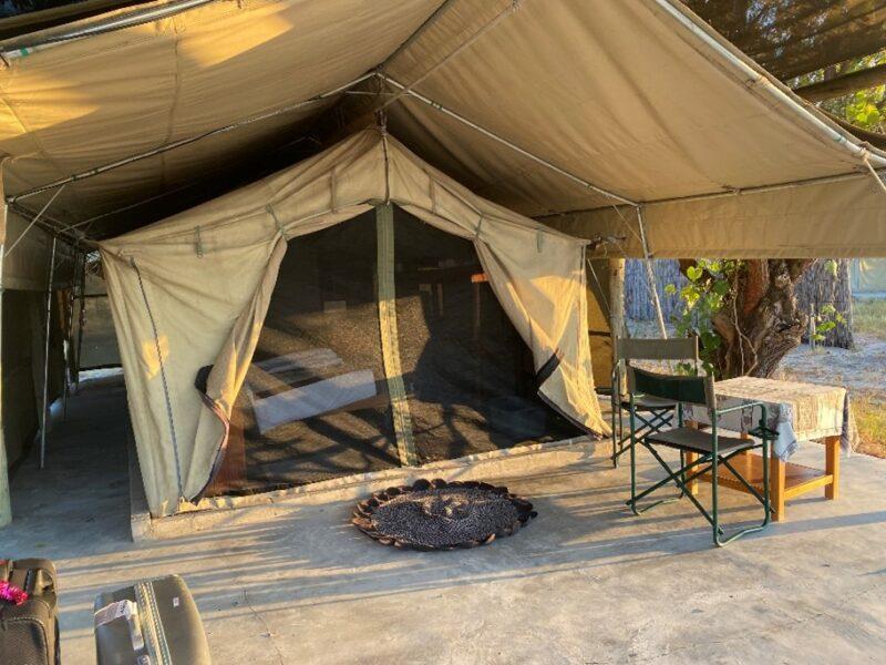 Tent accommodation basic