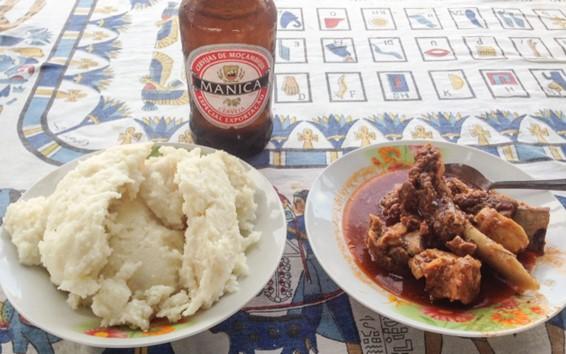Local cuisine of maize and game meat