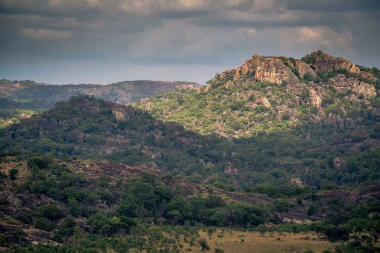 landscape with mountain, some in shadow