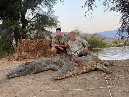 Crocodile and Hippo hunt, Rufunsa GMA 8 x Nights in Zambia