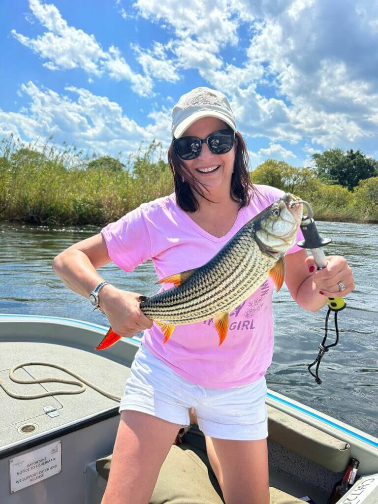 Fishing conditions in the region are excellent and the perfect combo with a hippo hunting safari in the area