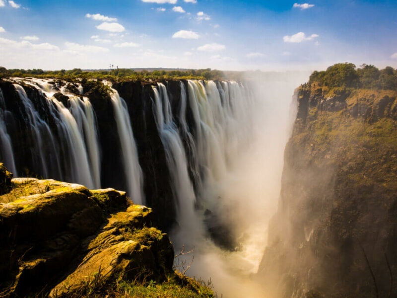 Victoria falls in Zimbabwe