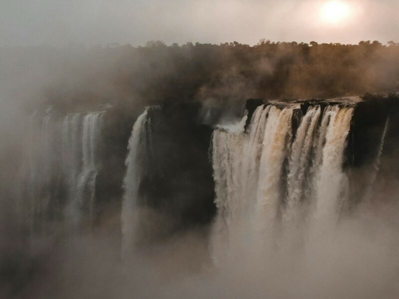 The Victoria Falls in Zimbabwe